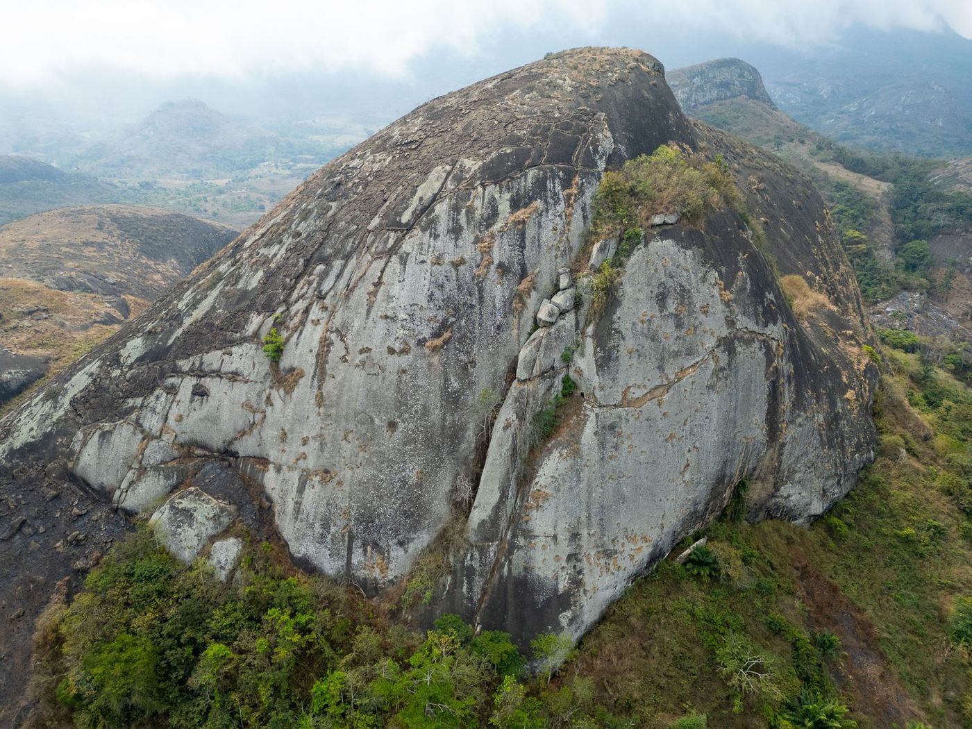 Formación rocosa en Angola